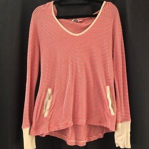 Pink and White Hoodie